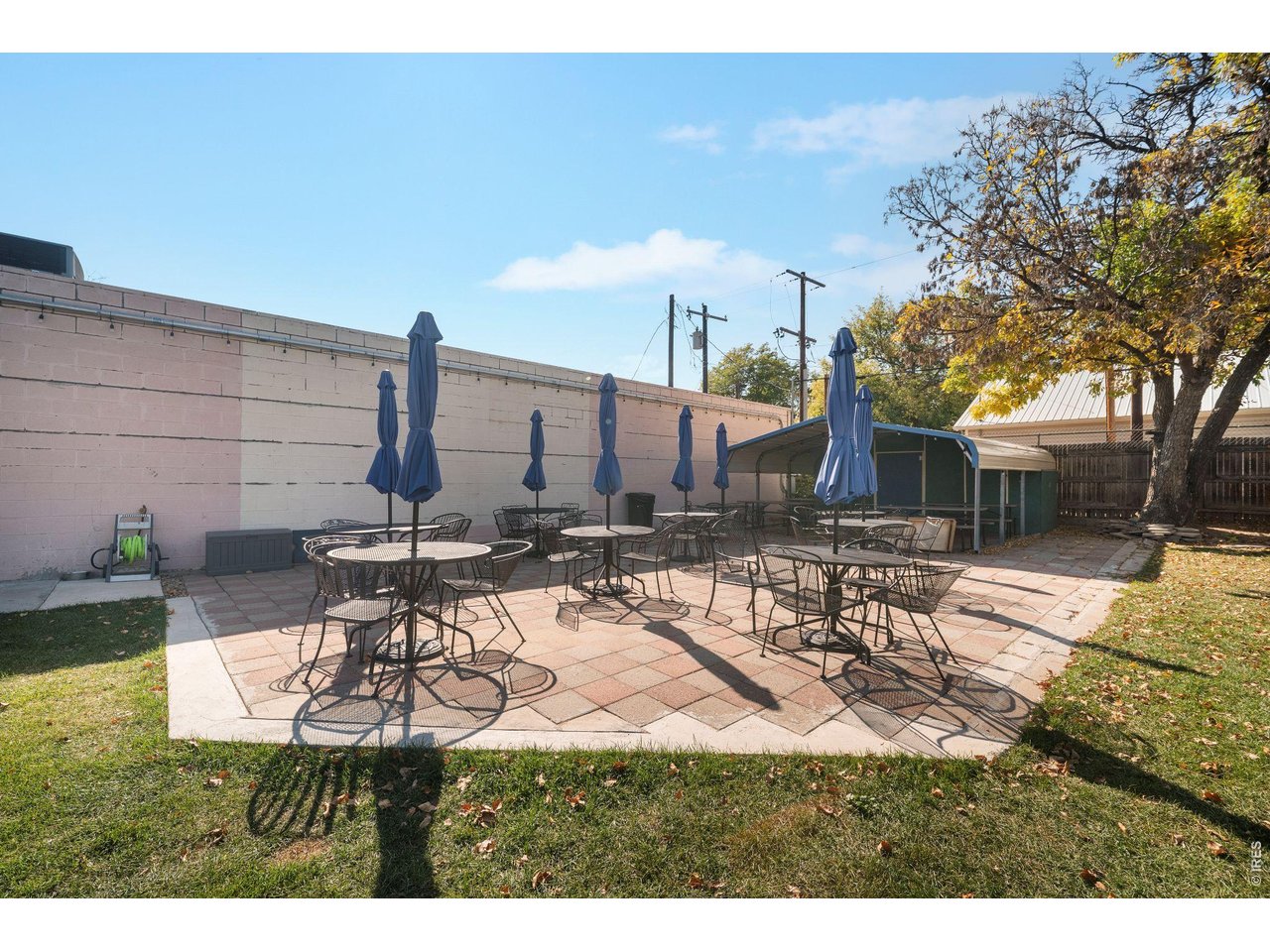 Outdoor patio seating